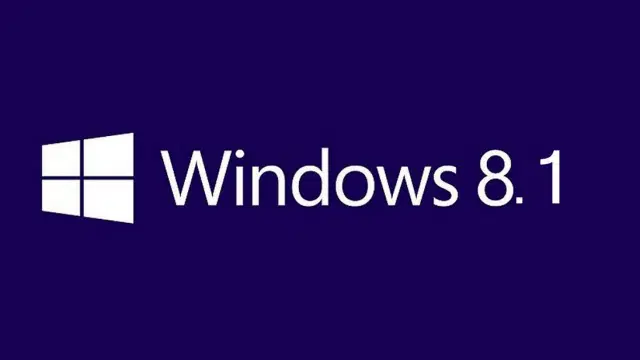 Zrzut ekranu Windows 8.1