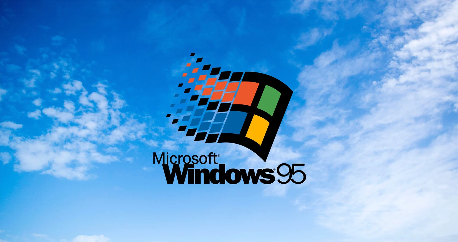 Zrzut ekranu Windows 95