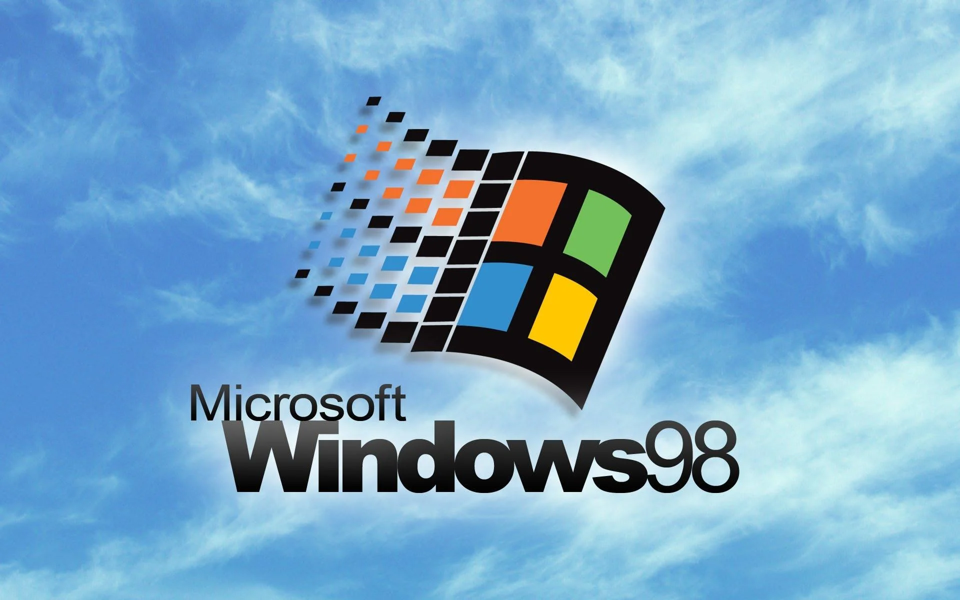 Zrzut ekranu Windows 98